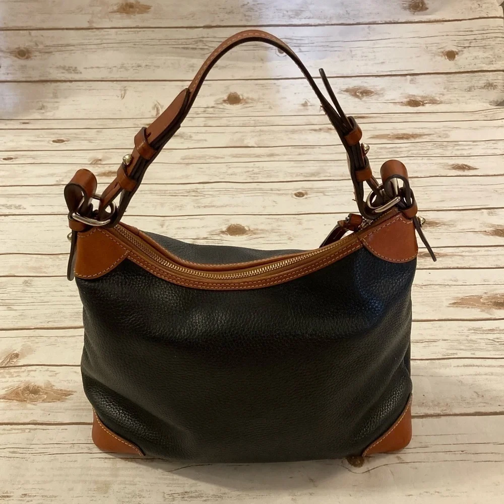 Dooney & Bourke Pebble Grain Hobo Black